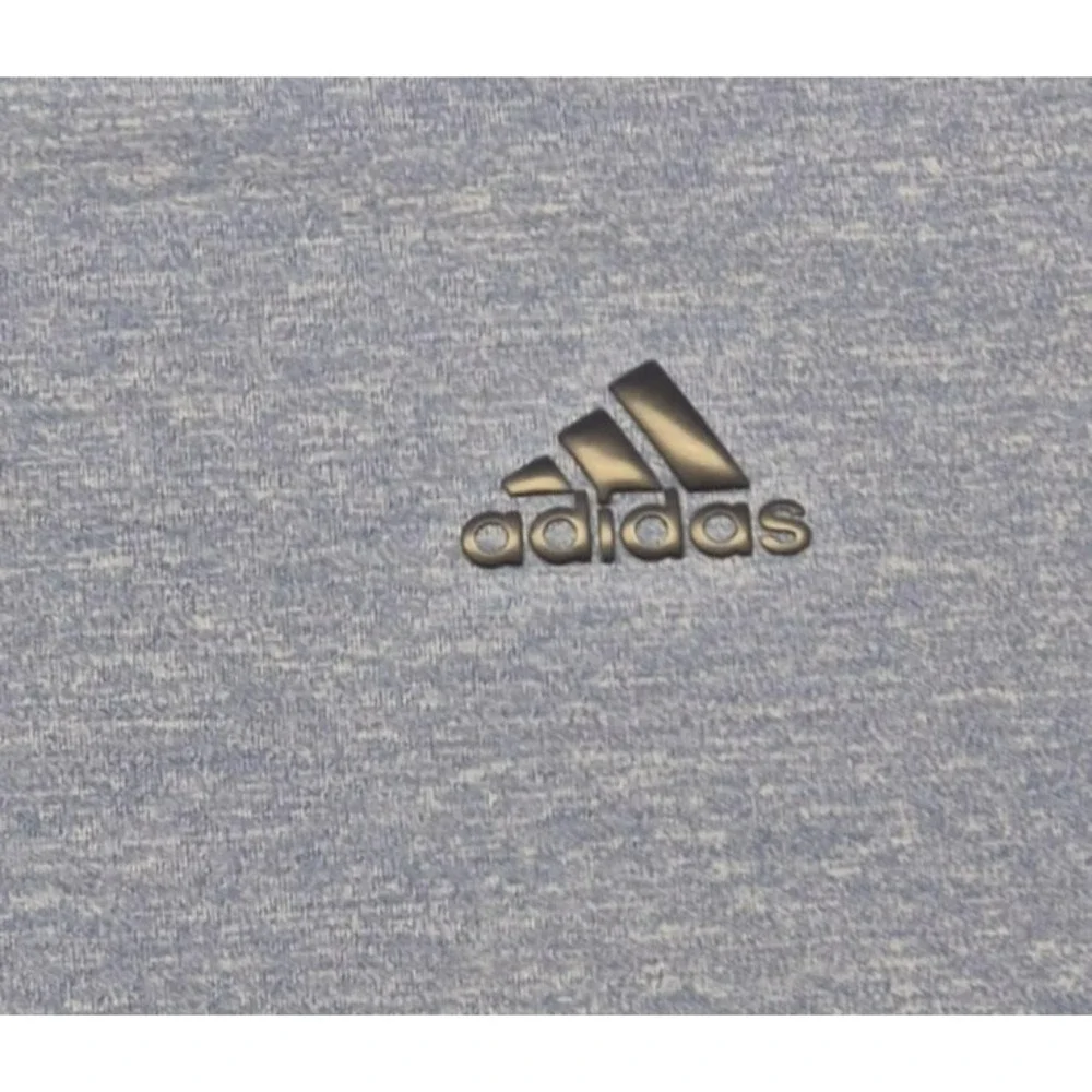 Adidas Golf‎ men's blue sports polo gray Logo sz. XL